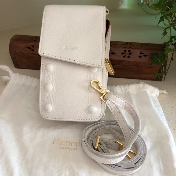 ***SOLD***Hammitt 310 West Crossbody Pebble Leather Marshmallow White - Picture 2 of 16